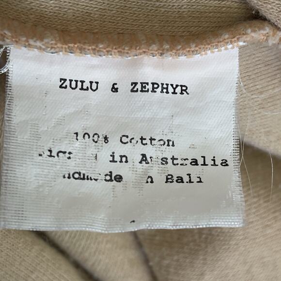 Zulu & Zephyr Tan Terrycloth High Waist 70’s Style Booty Shorts XXS-S - Picture 9 of 9